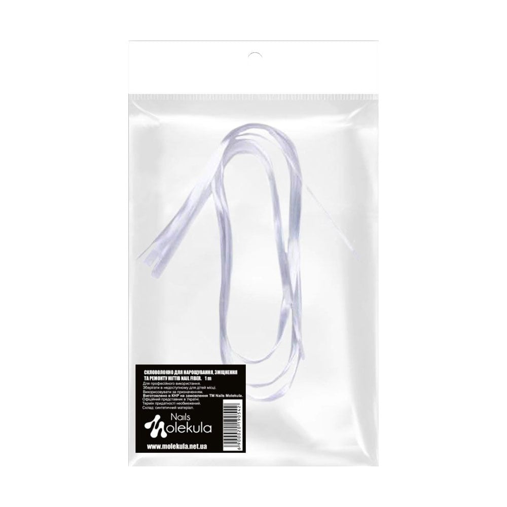 Скловолокно для нарощування нігтів Nails Molekula Professional Fiberglass For Nail, 1 м